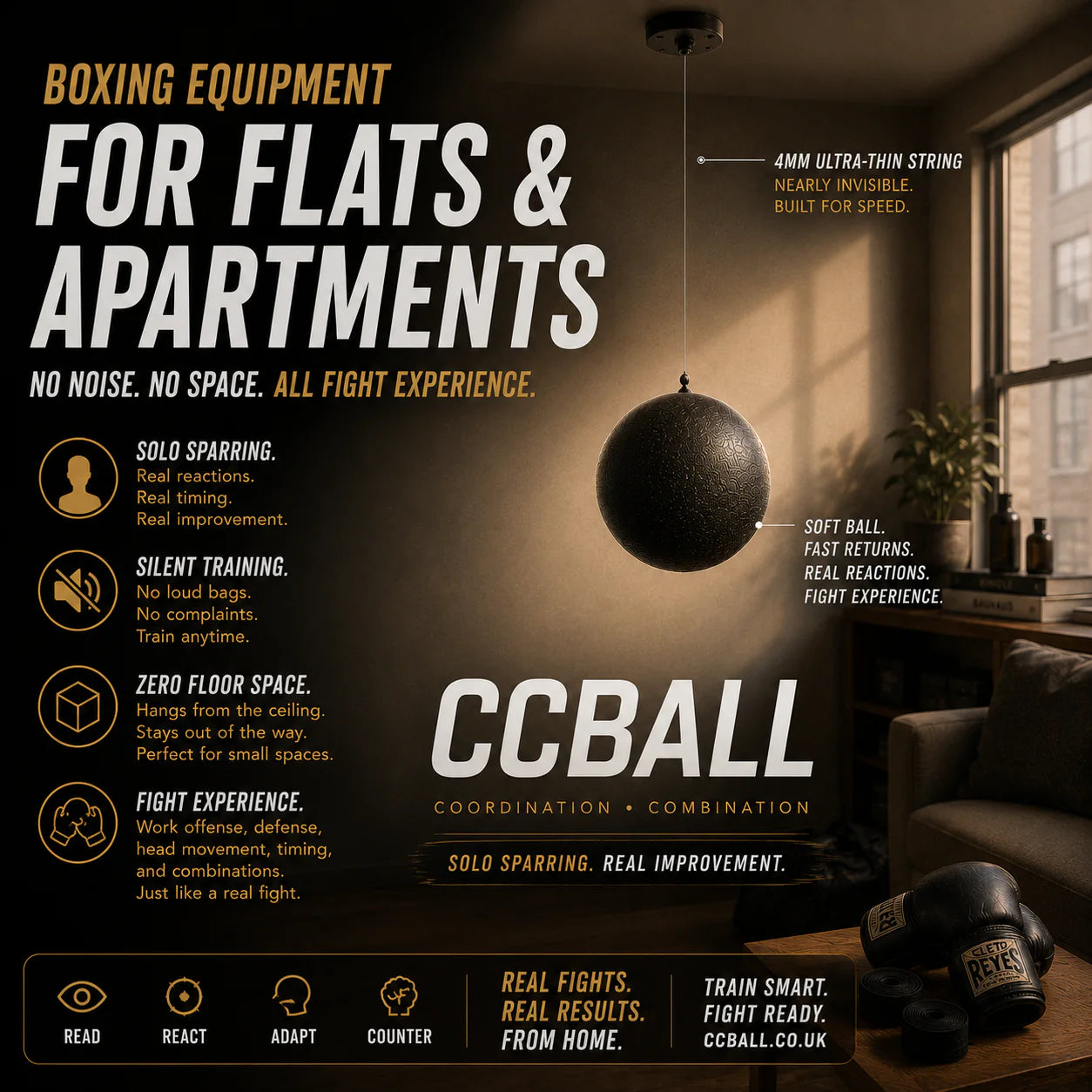 Boxing Equipment for Flats and Apartments (No Noise, No Space Needed)