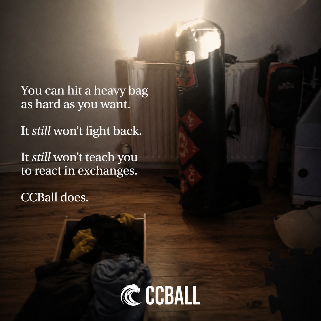 Why the Heavy Bag Isn’t Enough to Improve Your Sparring — And Why Many Switch to CCBall