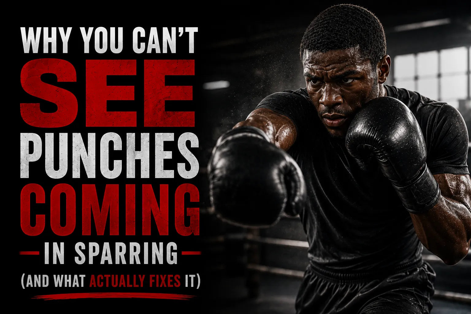 Why You Can’t See Punches Coming in Sparring (And What Actually Fixes It)
