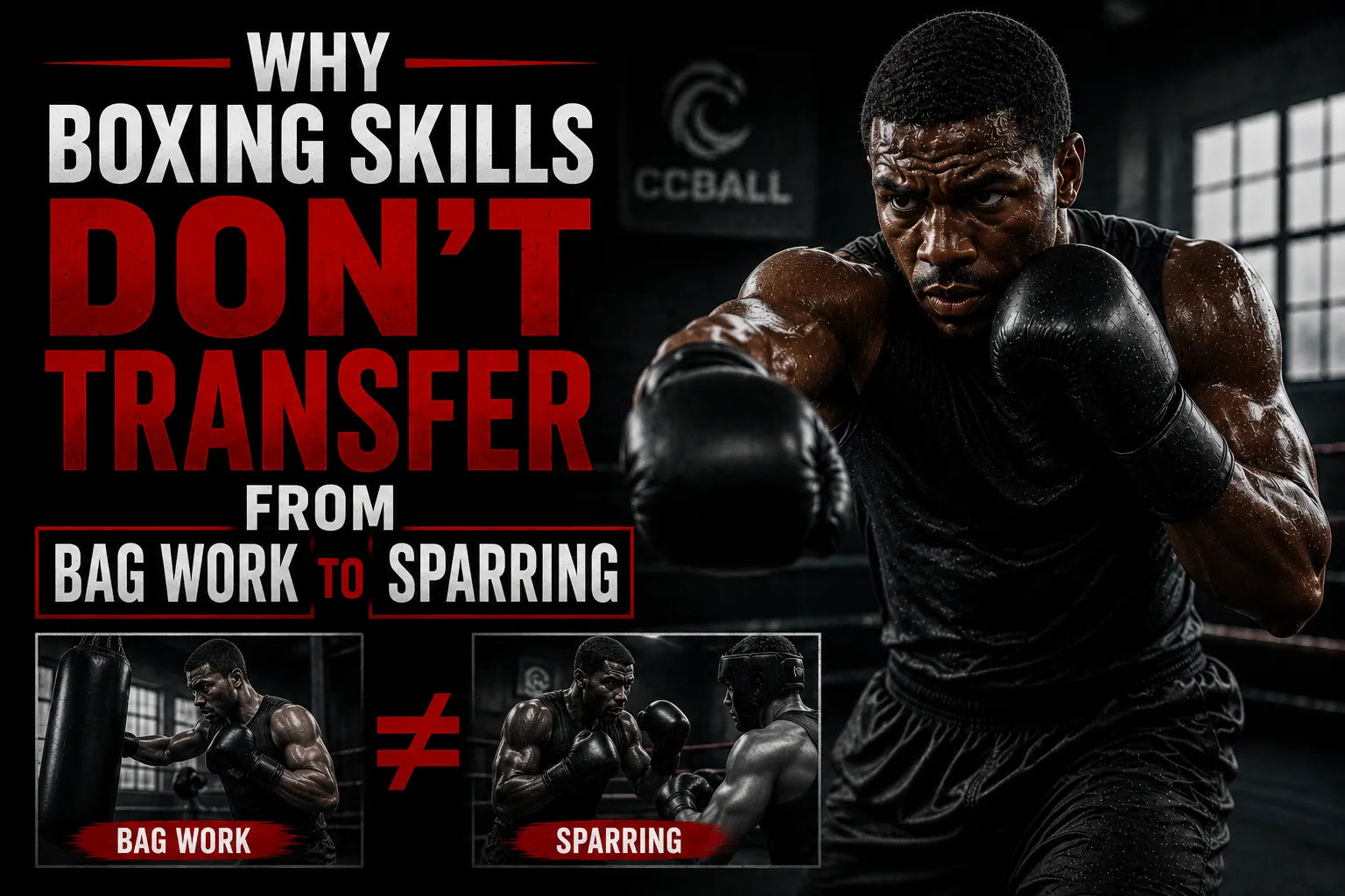Why Boxing Skills Don’t Transfer From Bag Work to Sparring