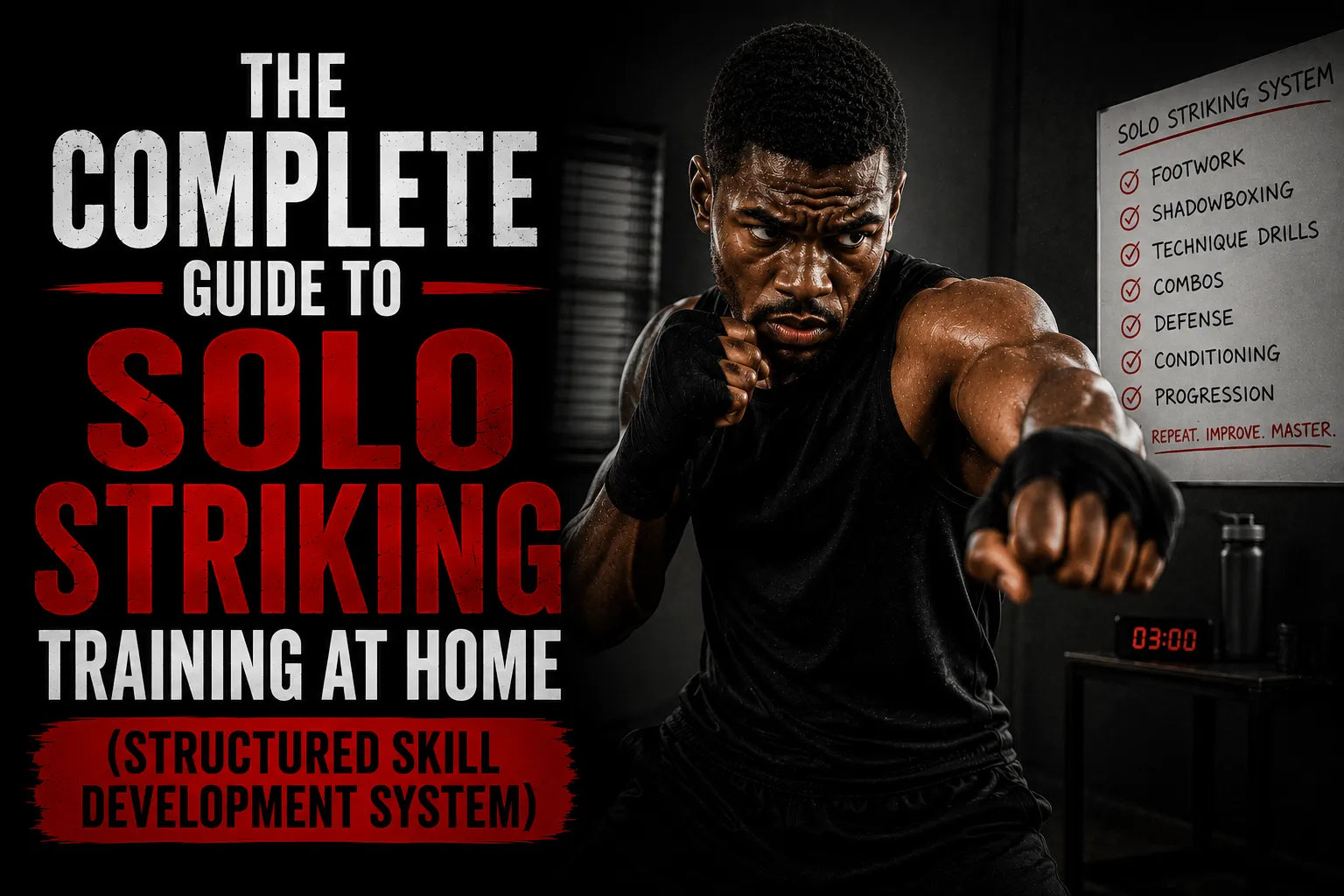 The Complete Guide to Solo Striking Training at Home (Structured Skill Development System)