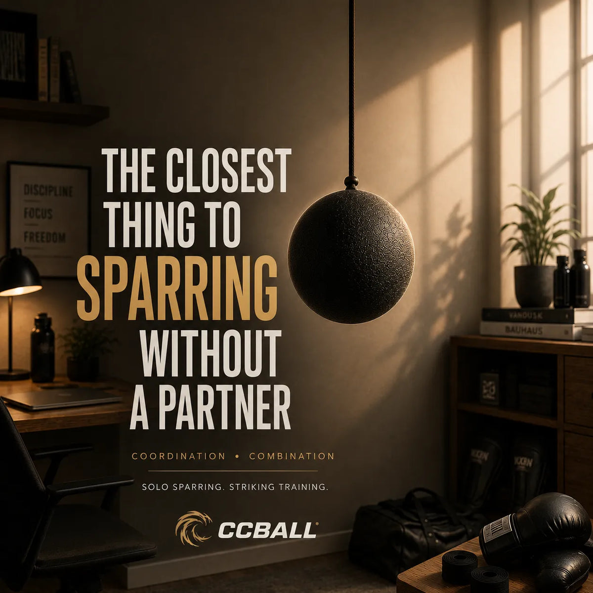 Martial Arts Training Equipment for Solo Striking: How CCBall Works
