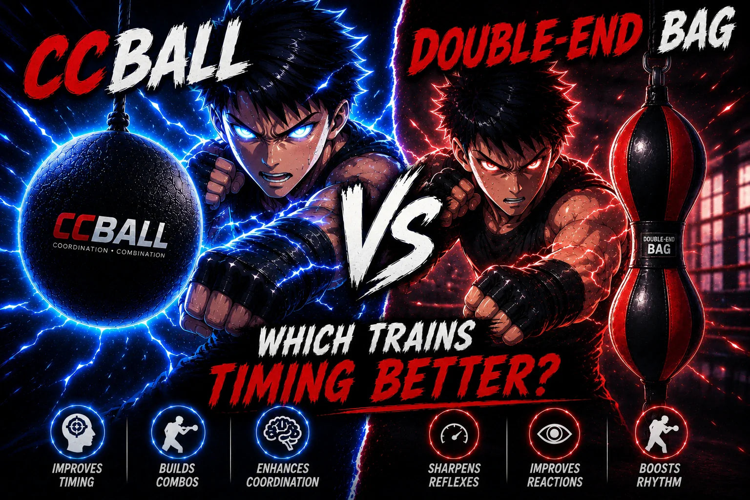 CCBall vs Double-End Bag: Which Trains Timing Better?