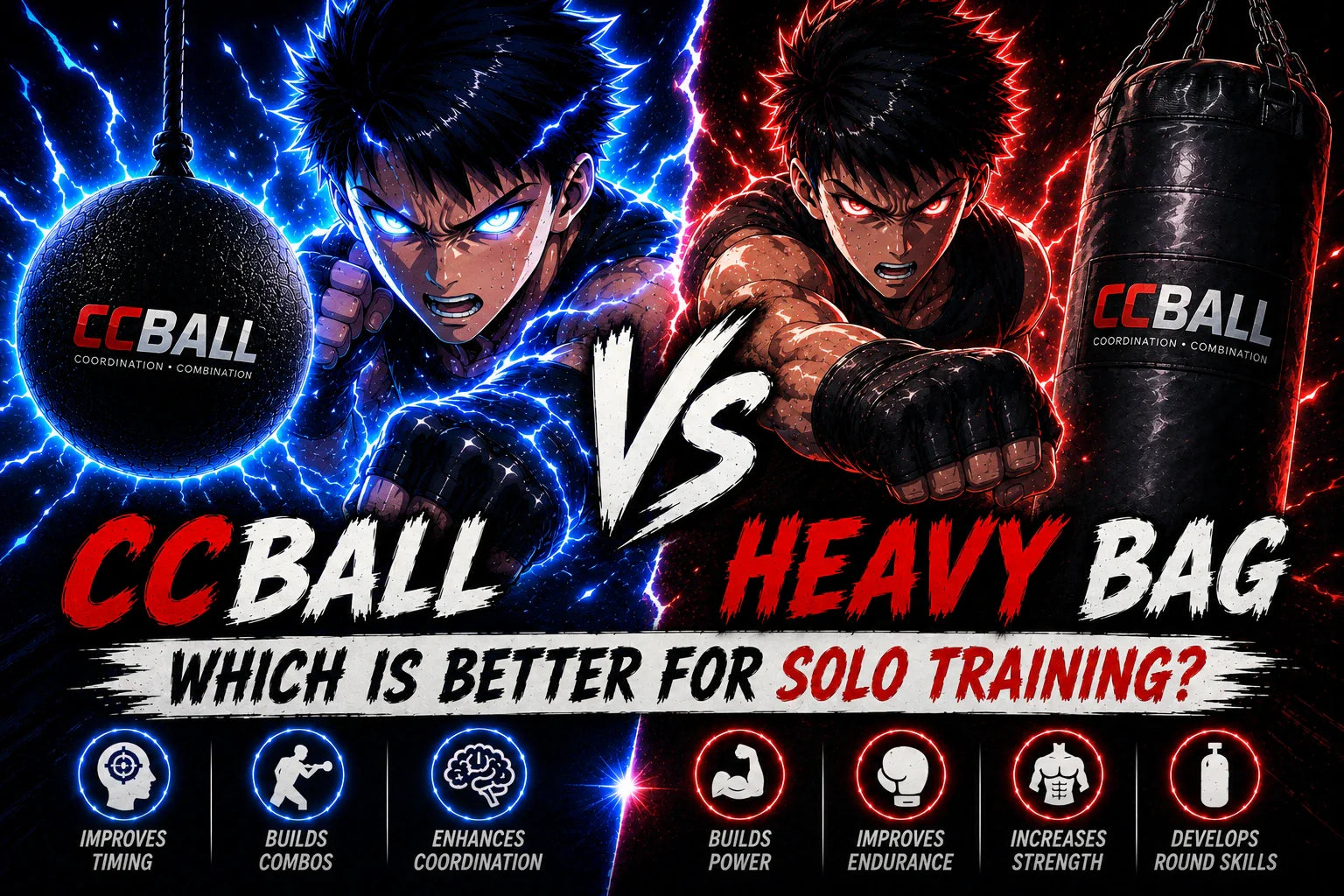 CCBall vs Heavy Bag: Which Is Better for Solo Training?