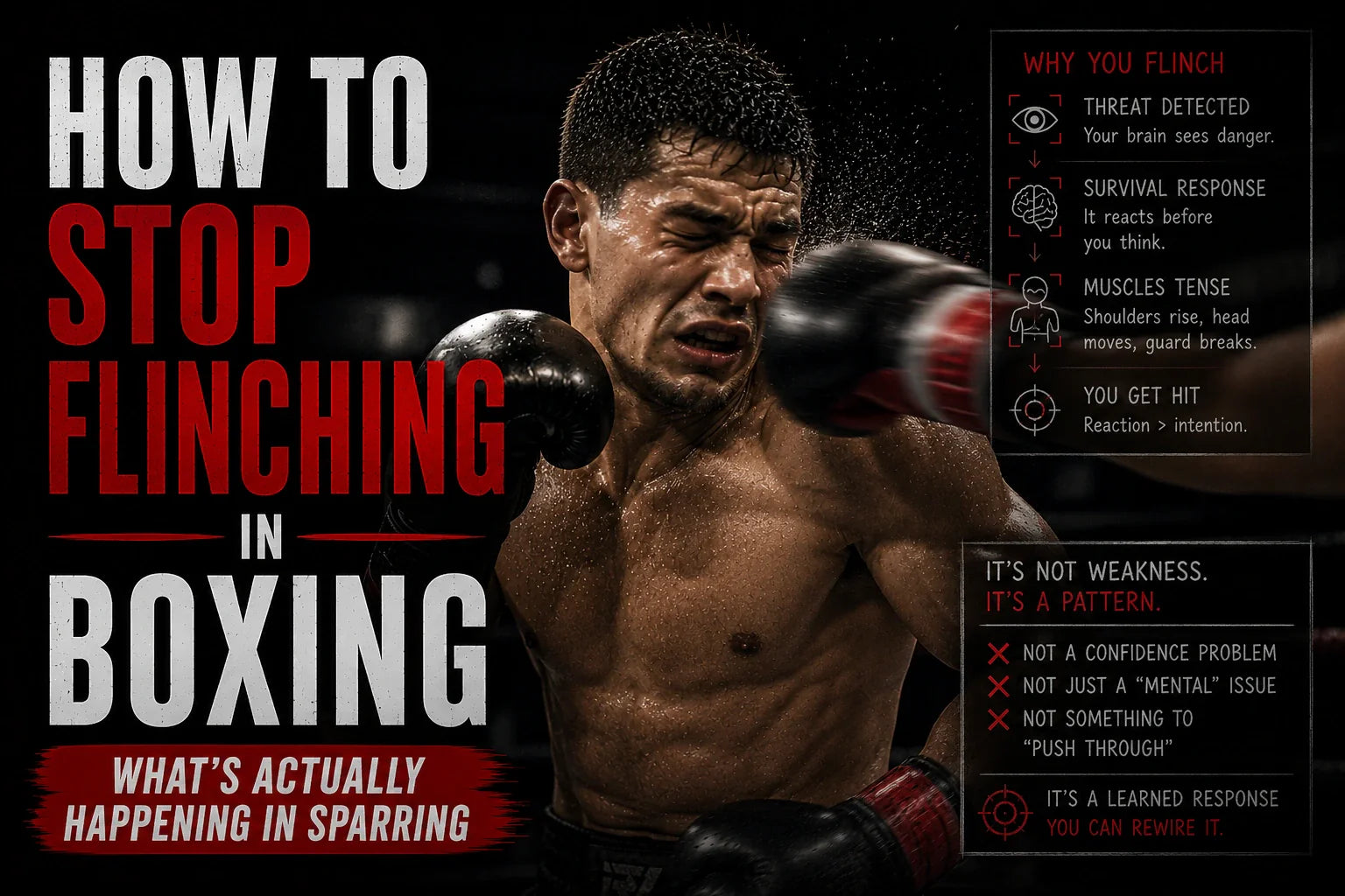 How to stop flinching in boxing — what’s actually happening in sparring