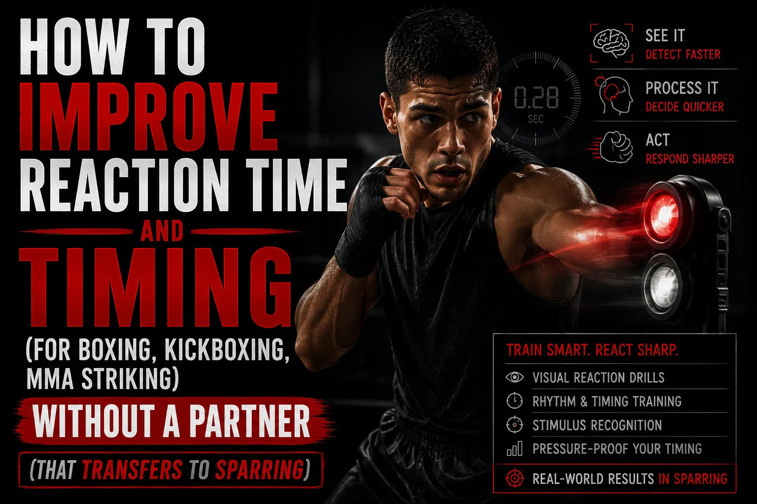 How to Improve Reaction Time and Timing (For Boxing, Kickboxing, MMA Striking) Without a Partner (That Transfers to Sparring)